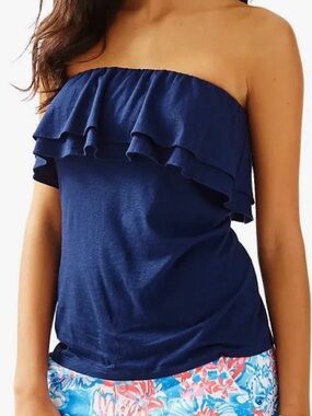 Lilly Pulitzer Rilo Tube Top Blue
